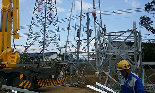 鉄塔組立（新設、建替）""